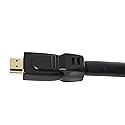 Tartan 24 AWG High Speed HDMI Cable with Ethernet, 10 Foot, Black