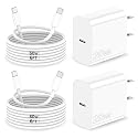 iPhone 17 Charger, 2Pack 20W Type C Charger Fast Charging Block with USB C Charger Cable 6FT for iPhone17/ 17 air/ 17 Pro/ 17 Pro Max, iPhone 16 Pro