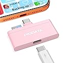 Piodata Micro SD Card Reader for iPhone 17/16/15, iPad, Android, Mac, PC, Laptop, USB C Memory Card Reader Adapter, Auto Photo Backup While Charging