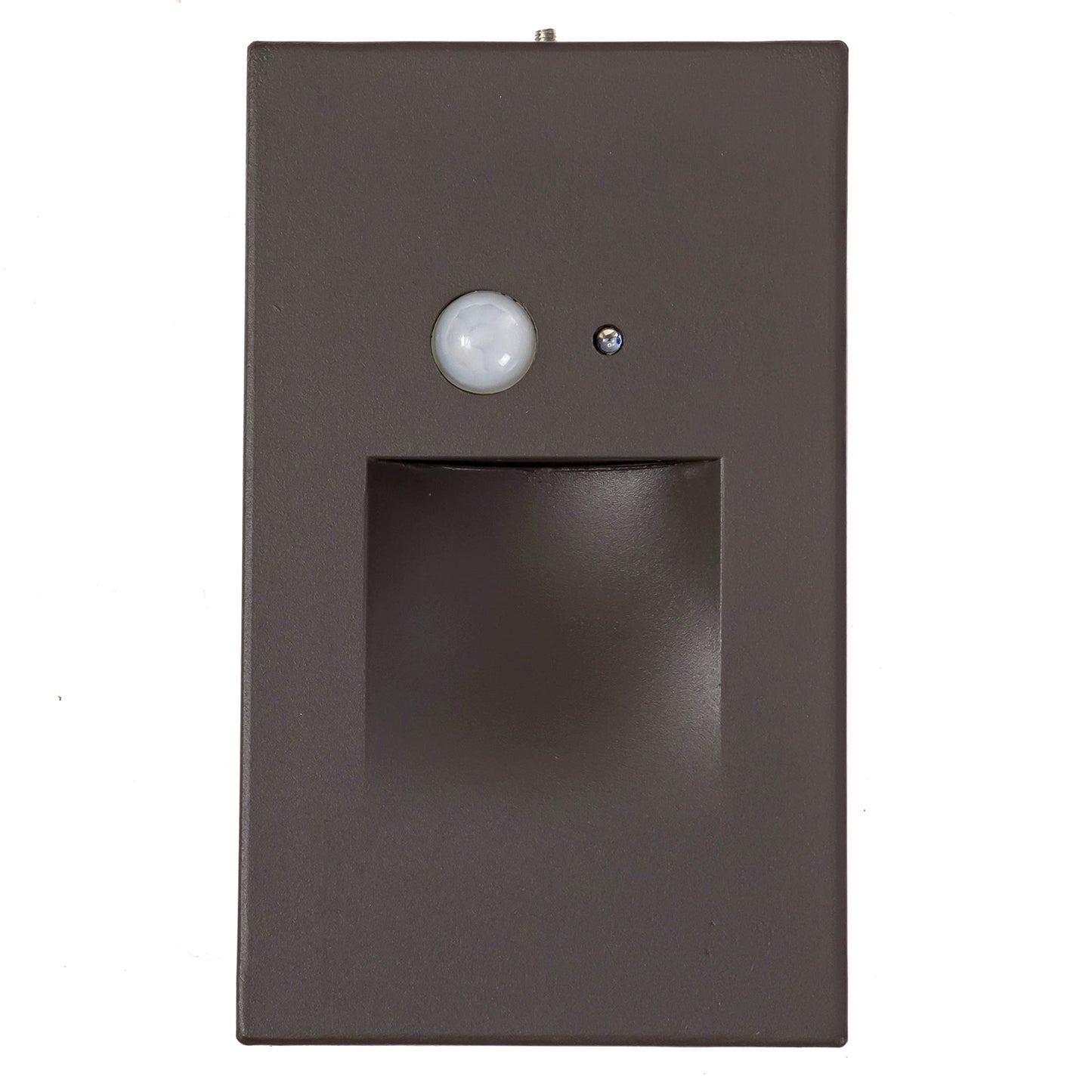 Ciata LED Indoor & Outdoor Motion Sensor Light - Deck Stair Lights, Integrated PIR & Dusk to Dawn Sensor - Vertical Stairway Lighting - Bronze