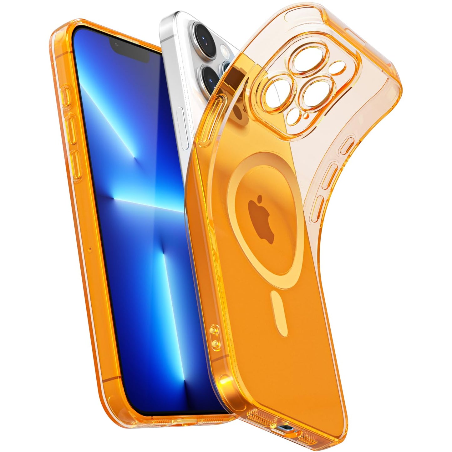 Svanove Soft Clear Case for iPhone 13 Pro Max Case Slim Magnetic, Compatible with Magsafe Minimalist Ultra Thin Transparent Silicone SafeCase