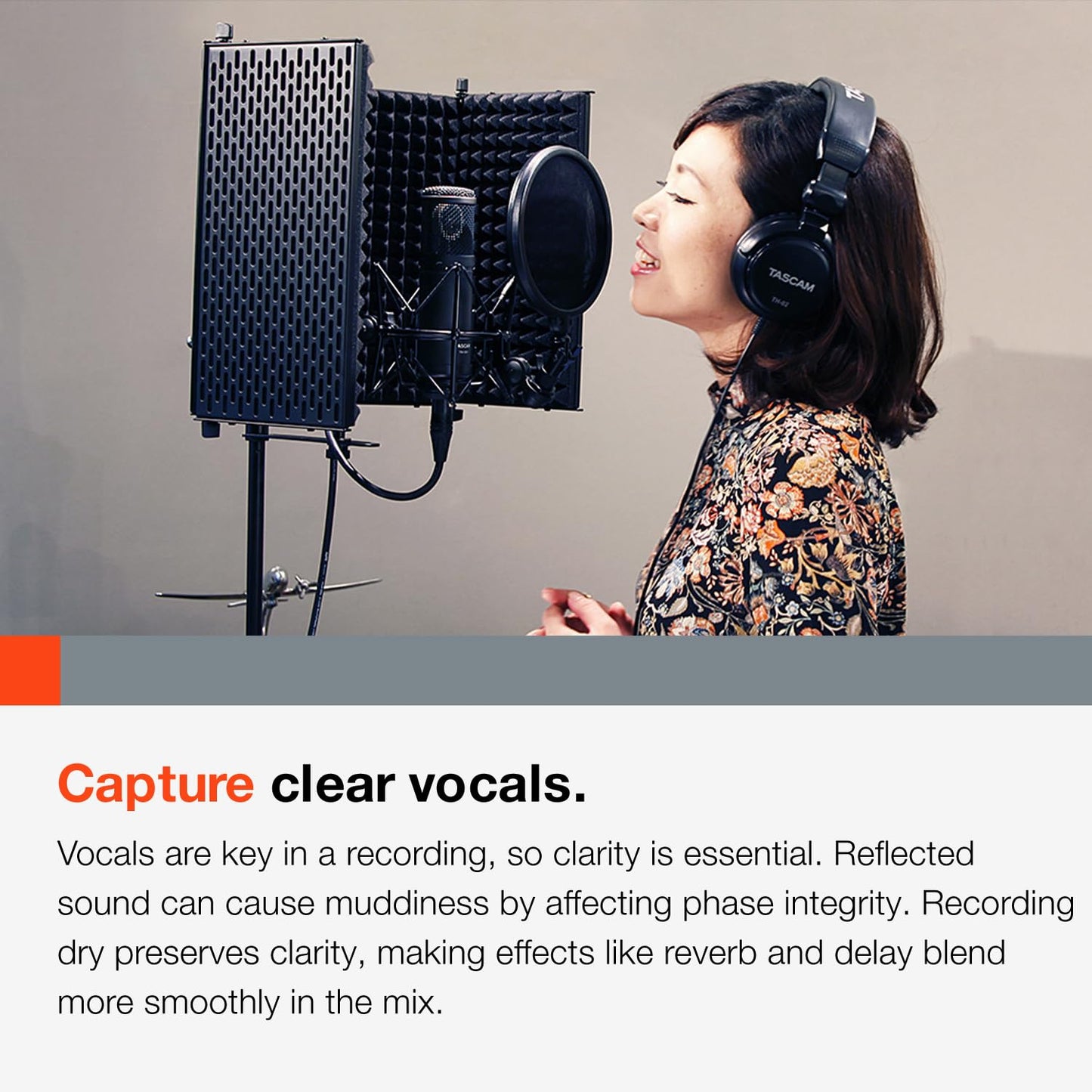 Tascam TM-AR1 Microphone Reflection Filter