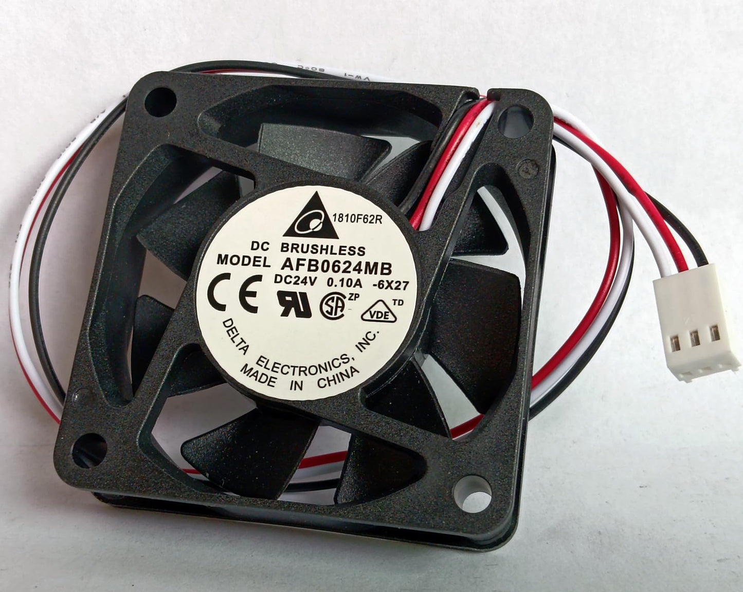 AFB0624MB DC24V 0.10A 6CM 6015 Cooling Fan AFB0624MB 3-Wire DC Fan