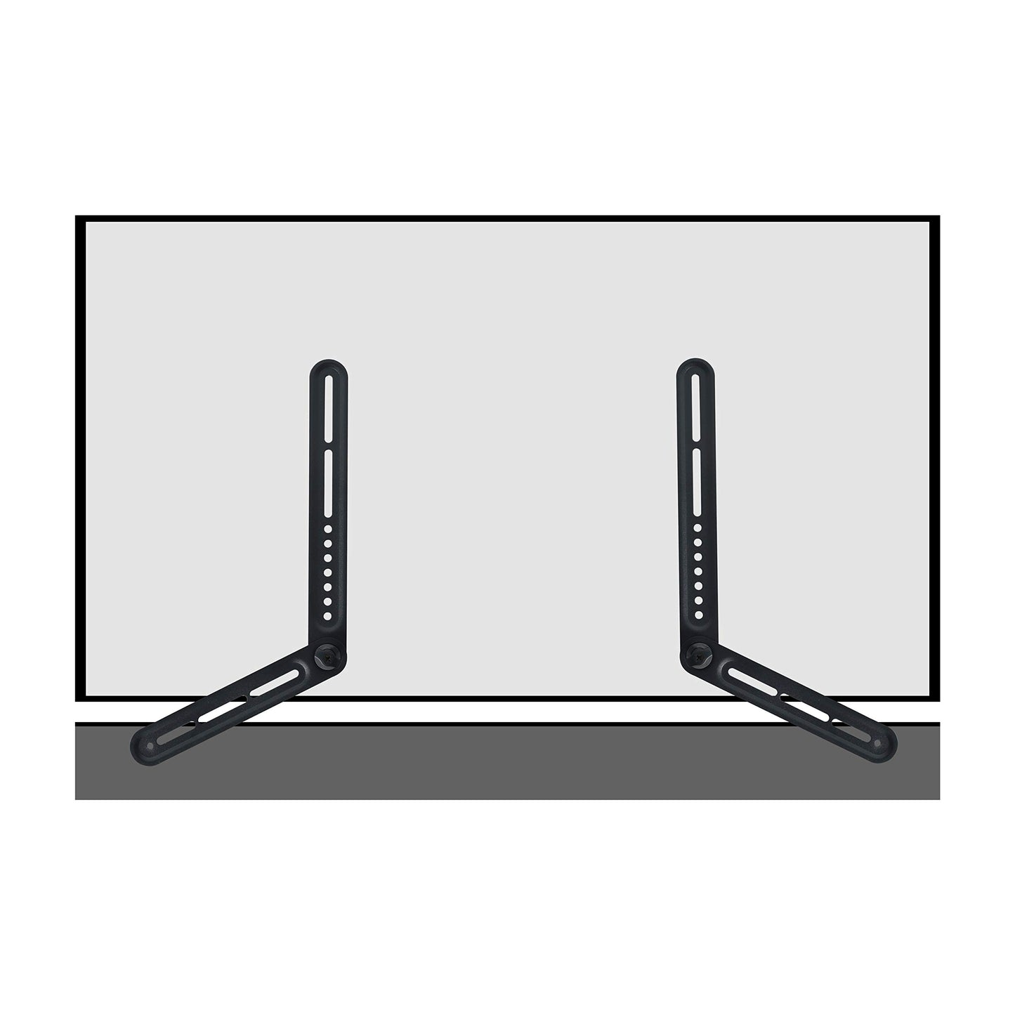 Dynavista Soundbar Mount Sound Bar TV Bracket for Mounting Above or Under TV, Fits 22lbs(10kg) with Adjustable Long and Short Extension Arm