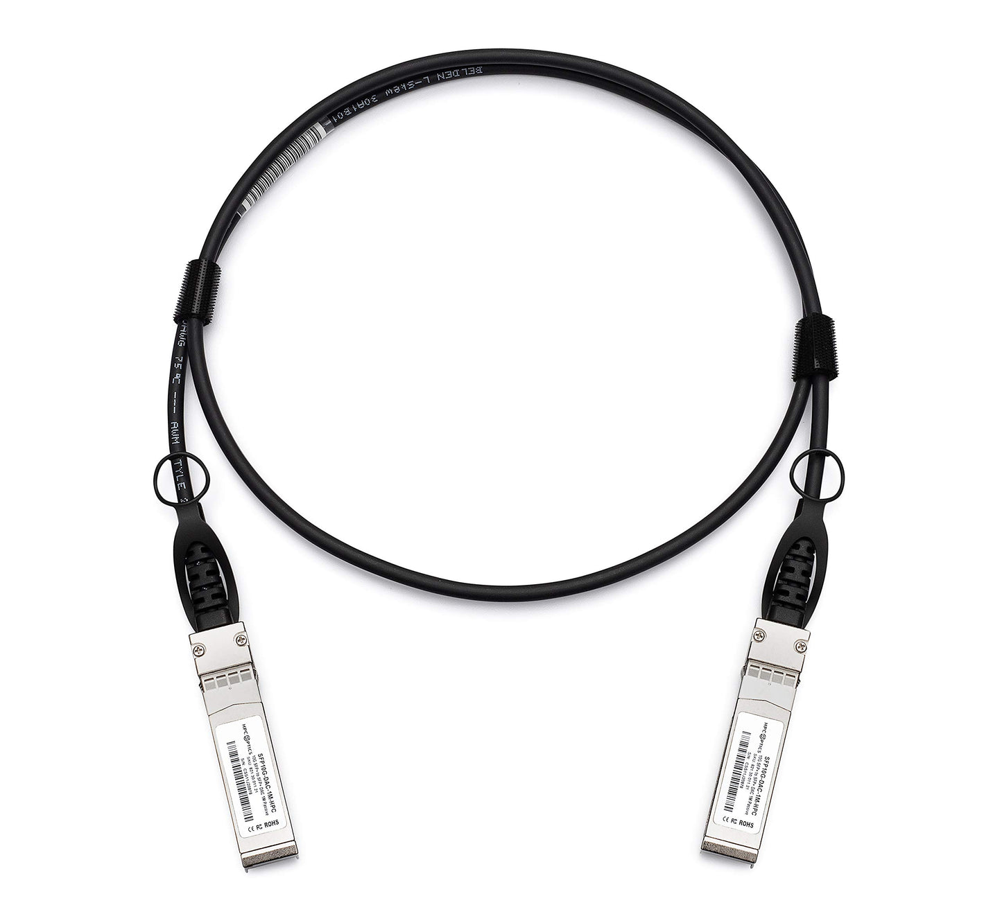 HPC Optics Compatible with TP-Link Omada TL-SM5220-2M SFP+ to SFP+ Twinax DAC Cable | 10GBASE-CU 2 Meters TL-SM5220-2M-HPC