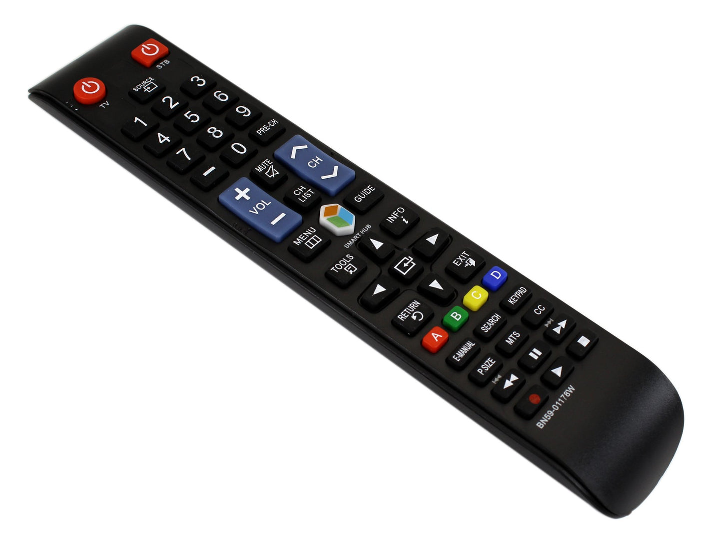 RMTECH BN59-01178W Universal Remote Control Replacement for Samsung LED LCD Smart TV