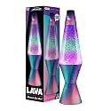 Lava® Lamp - 14.5" Polar Glimmer - The Original Motion Light - Silver Glitter, Multicolor Base and Globe - Item #2048 (Amazon Exclusive)
