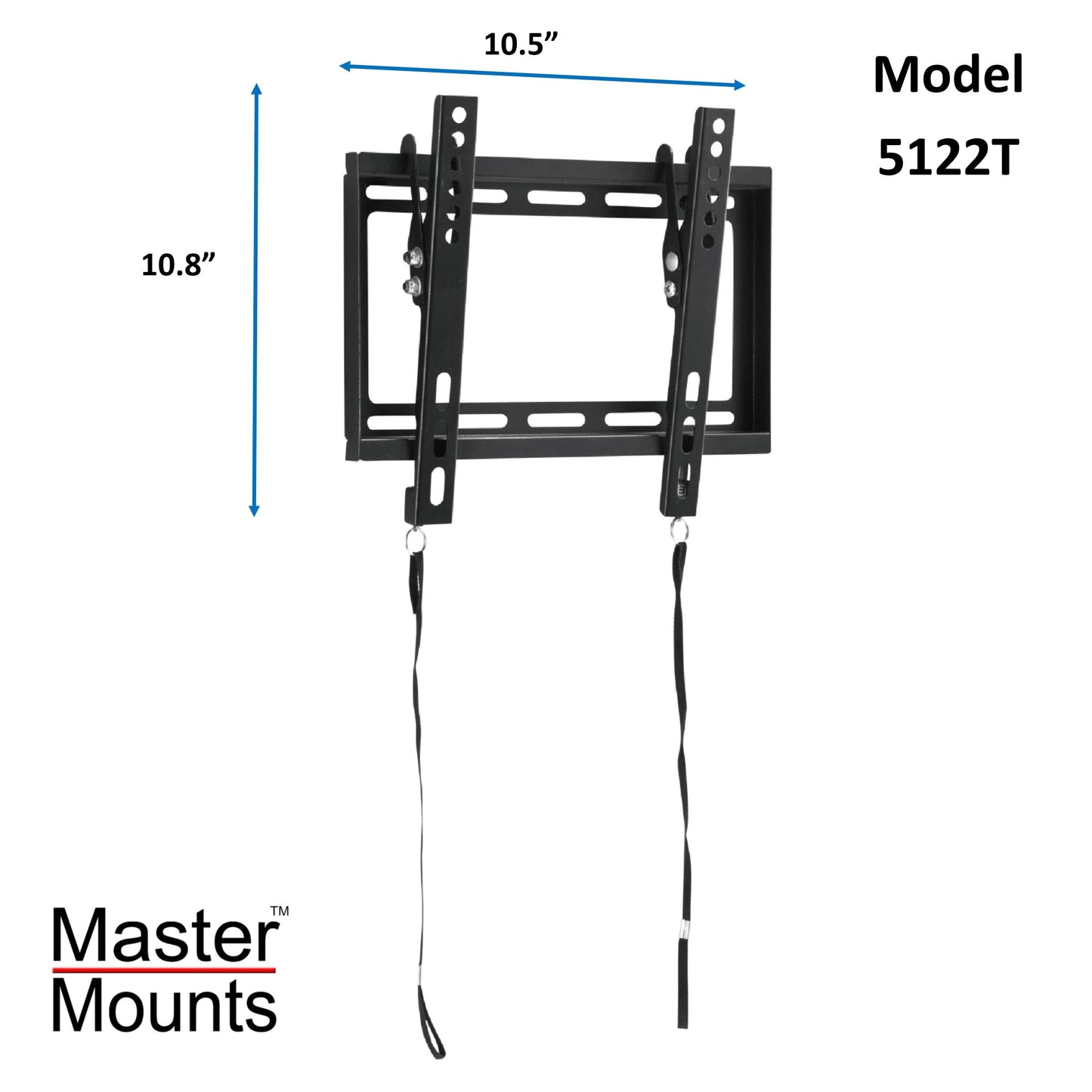 Master Mounts 5122T Universal TiltingTV Tilting Wall Mount Bracket Fits 17-42” Screens with VESA up to 200x200 | Easy to Install Tilts 15 Degrees Up