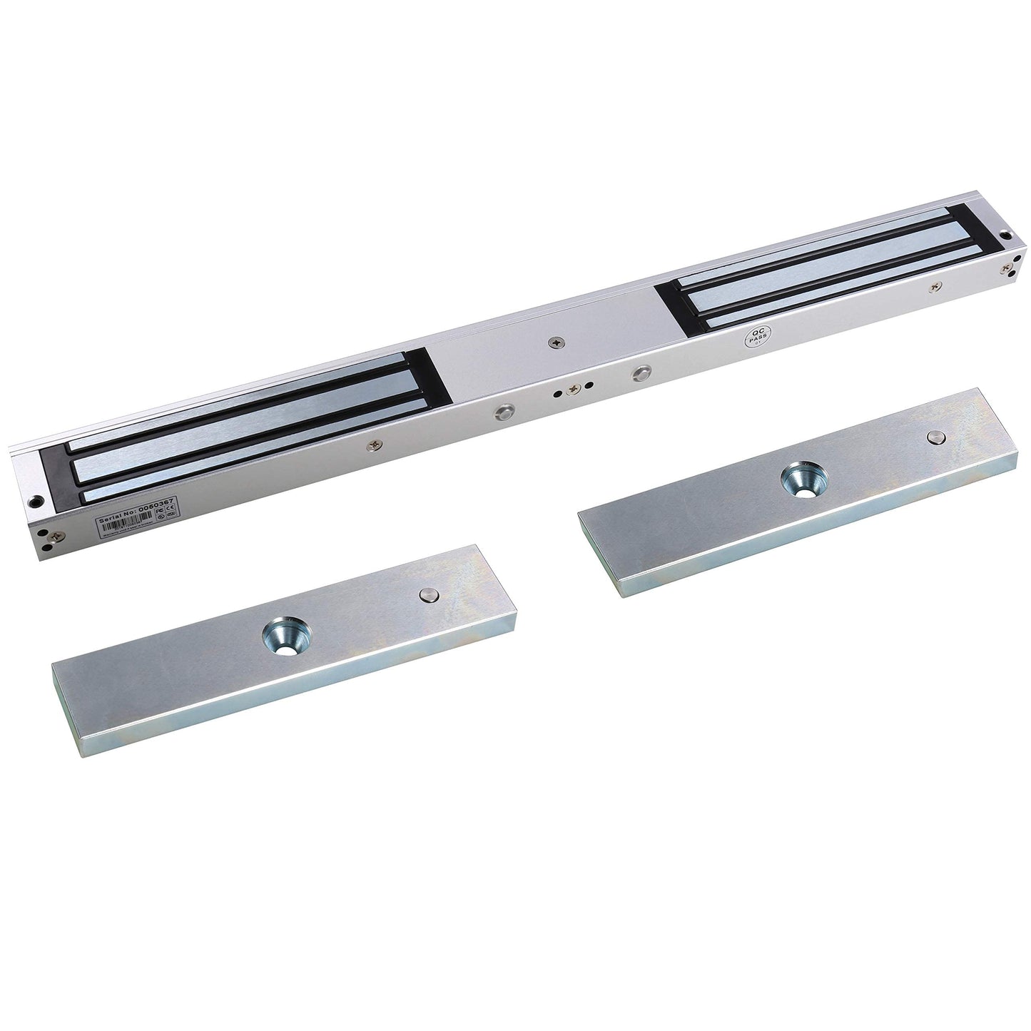 UHPPOTE Double Door Electromagnetic Lock 600lbs Holding Force Fail Safe for Access Control System