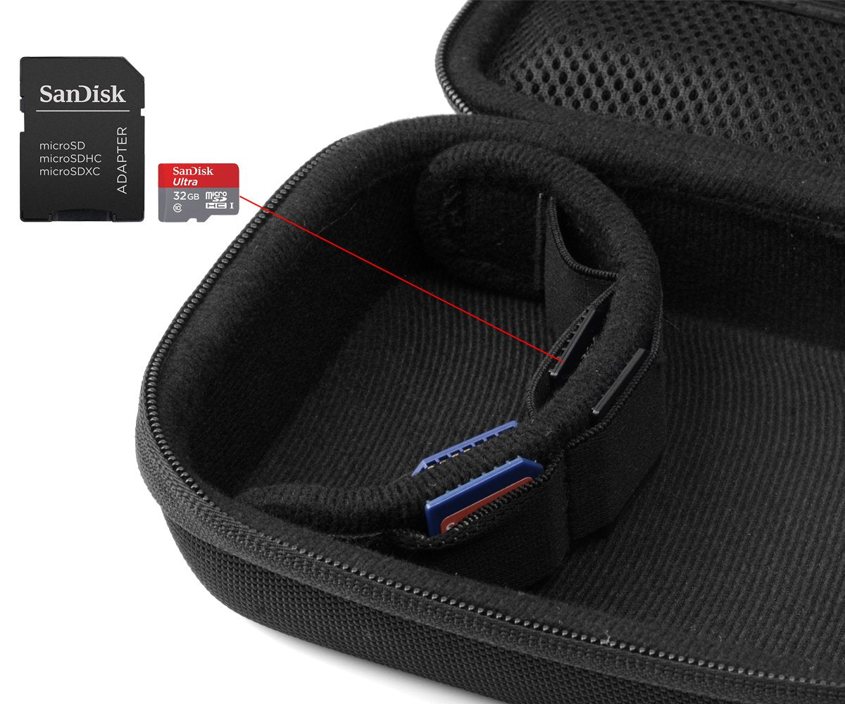 Case for Body camera, action camera like MIUFLY 1296, Veho VCC003, VCC005 MUVI HD10, HDPRO, PNZEO F5, BOBLOV M5/ M7, Pyle PPBCM9, R-Tech HD Night