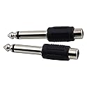Pig Hog PA-RF14M RCA to 1/4" Adapter, 2 Pack