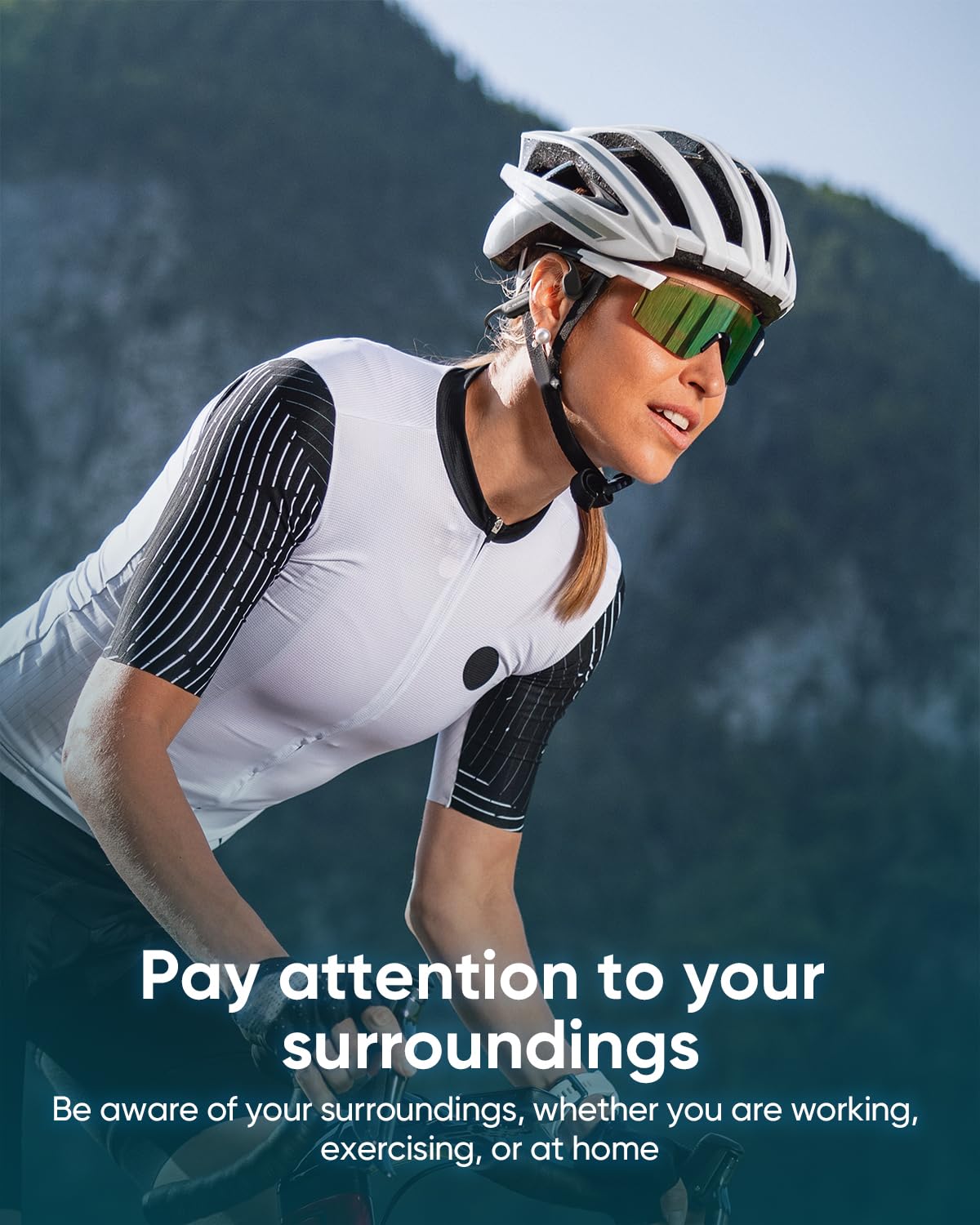 Swimming Headphones, Bone Conduction Headphones, 5.4 Bluetooth wireless open Earphones Sports,IP68 Waterproof Headphone Built-in 32GB MP3…
