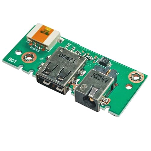 Zahara DC Power Jack USB in Board Replacement for ASUS X401A X501A Series 60-NLOIO1001-X01 32XJ1IB0010