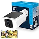 GNCC Solar Security Camera Outdoor, 2.4 & 5GHz WiFi Outdoor Security Camera 4MP Solar Powered WiFi Camera with Color Night Vision, Spotlight, PIR
