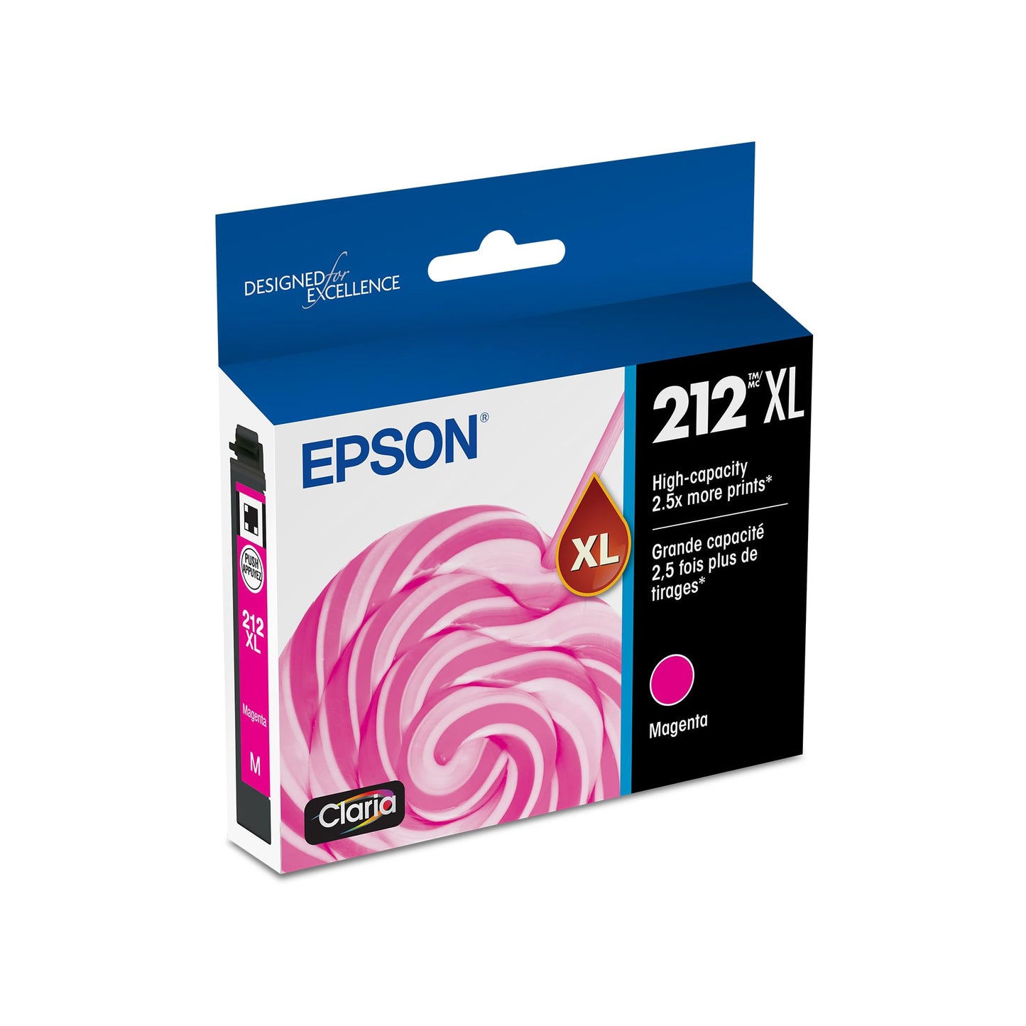 EPSON 212 Claria Ink High Capacity Magenta Cartridge (T212XL320-S) Works with WorkForce WF-2830, 2850 and Expression XP-4100, 4105