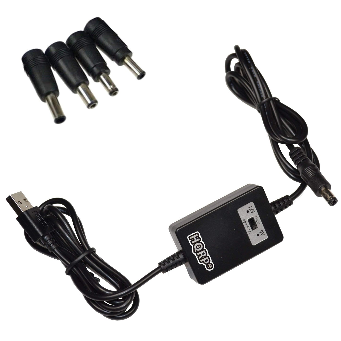 HQRP 5V USB to DC 9V 12V Step-Up Module Converter Cable Compatible with Led Lights Strips 5m 10m 150pcs 300pcs 5050 SMD Led Lamp; 3528 5050 SMD LED…