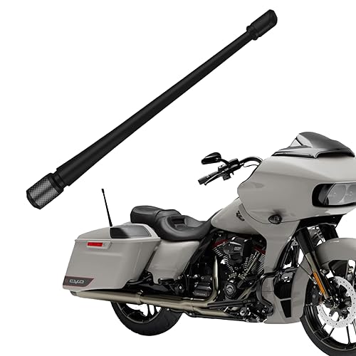 MODIGT 7" Short Antenna for 1998-2020 Harley Davidson Electra, Road, Street Glide, Tour, Trike - Optimized FM/AM Reception - Harley Davidson