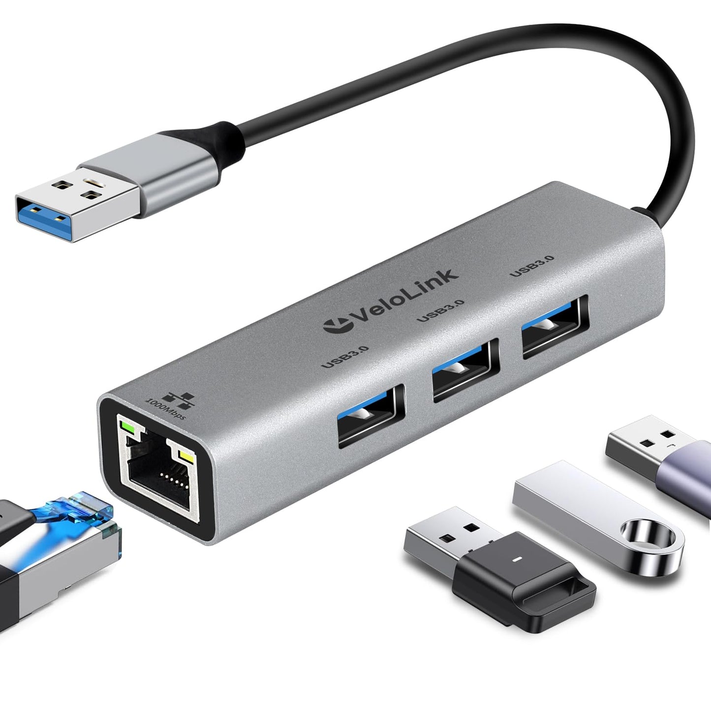 USB to Ethernet Adapter,Ethernet to USB,USBA to RJ45 for Nintendo Switch 2,Gigabit Ethernet Adapter, LAN Network for Laptop