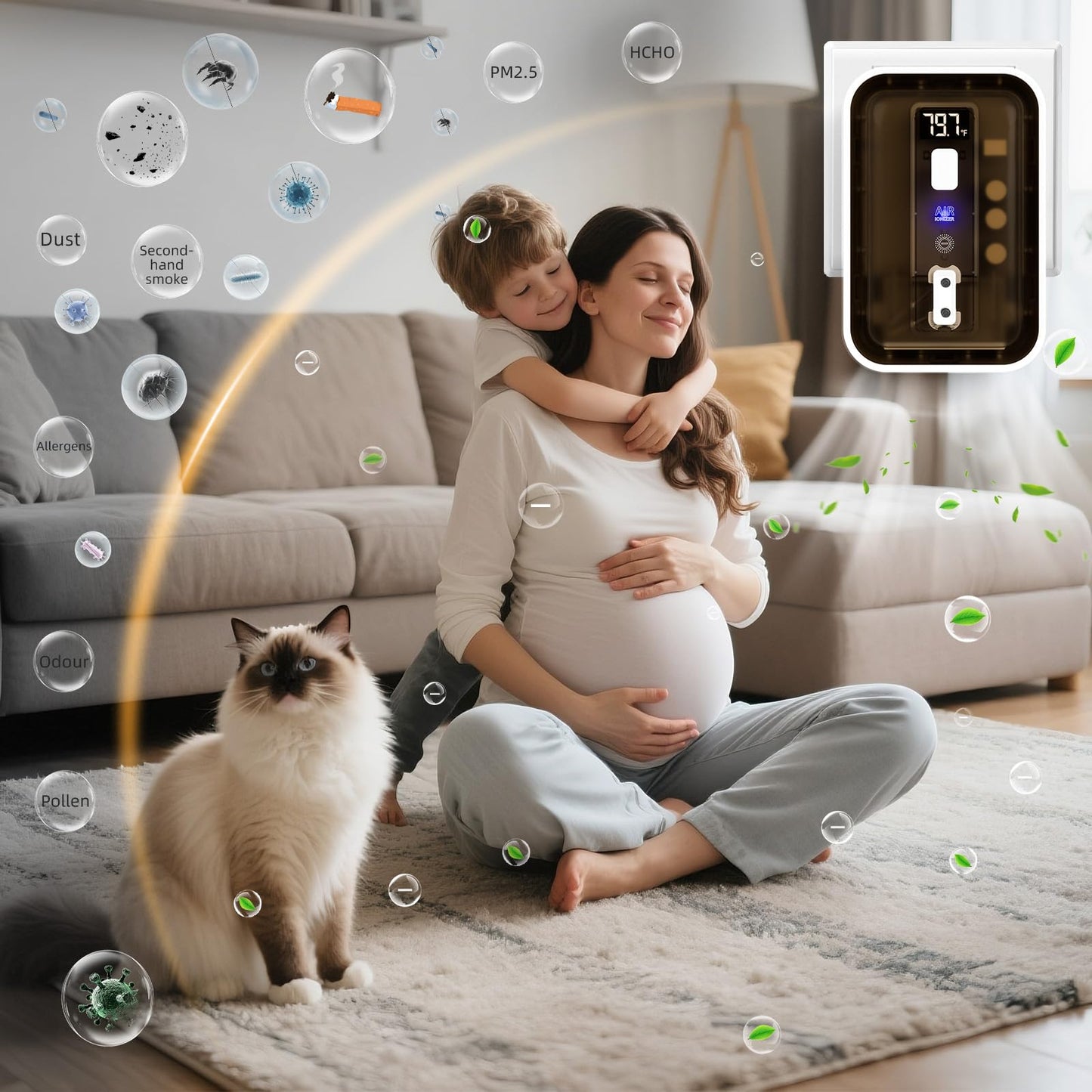 Plug-In Air Ionizers & Ionic Air Purifier,Negative Ion Generator