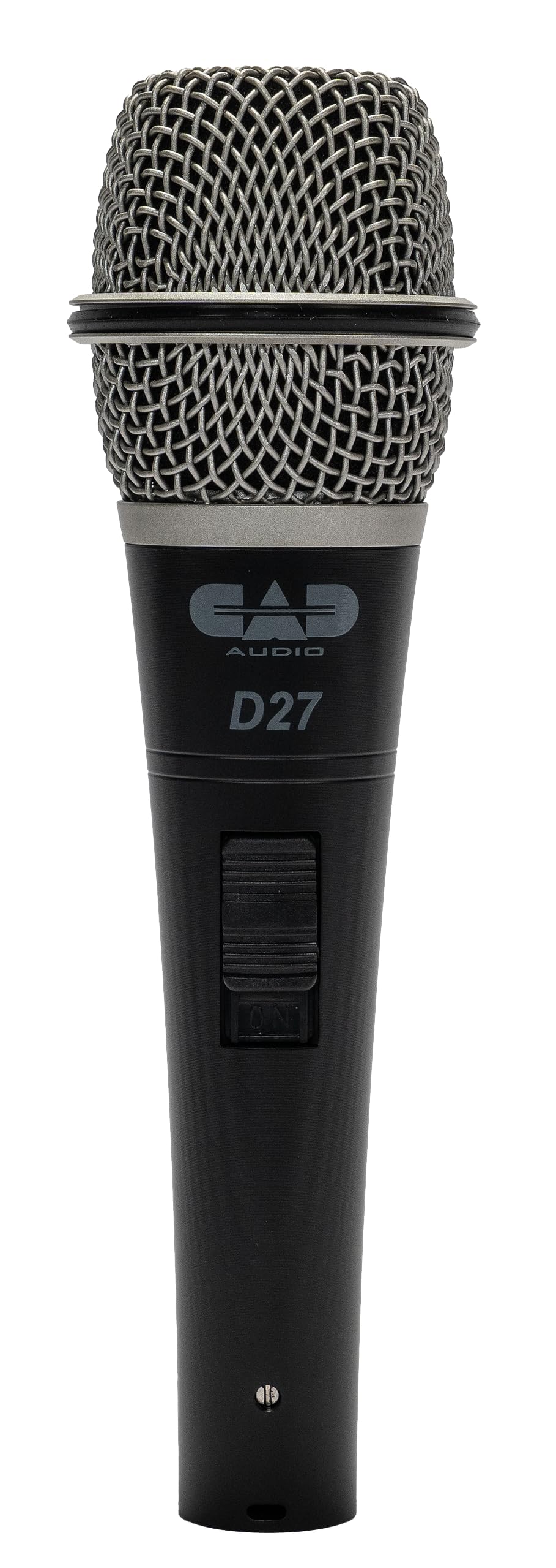 CAD Audio D27 Supercardioid Handheld Dynamic Microphone - QuietTouch On/Off Switch, Neodymium Capsule, Metal Construction