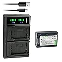 Kastar 1-Pack Battery and LTD2 USB Charger Replacement for Sony HDR-CX350, HDR-CX360, HDR-CX370, HDR-CX380, HDR-CX390, HDR-CX400, HDR-CX410