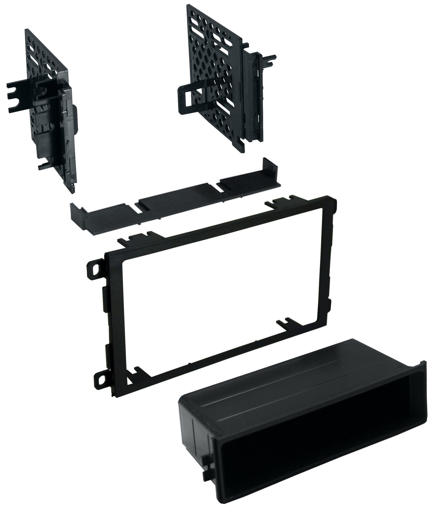 American International GMK421 Radio Replacement 1990-2012 Gm Dash Kit , BLACK