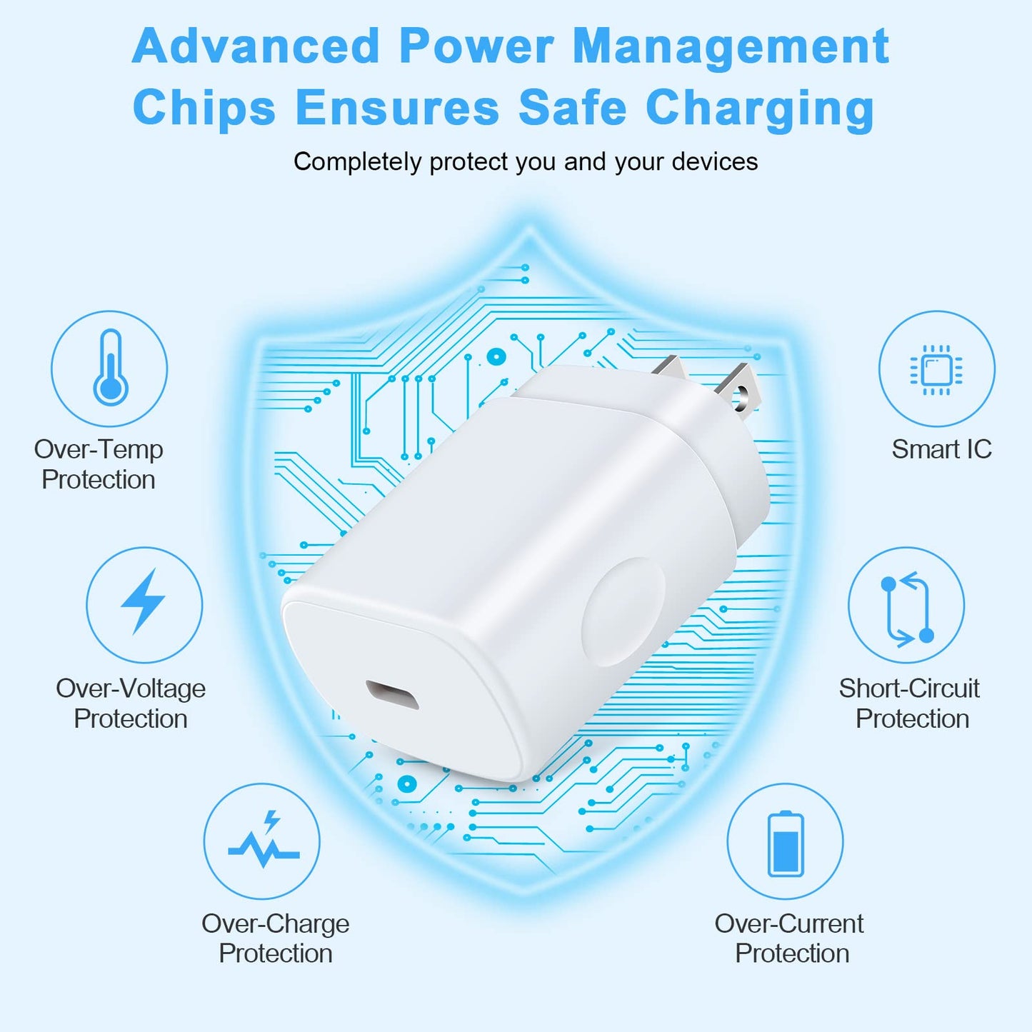25W Samsung Fast Charging Block Android Phone Charger USB C Wall Outlet Plug Adapter for Samsung Galaxy A17 A16 5G/S26 Ultra/Z