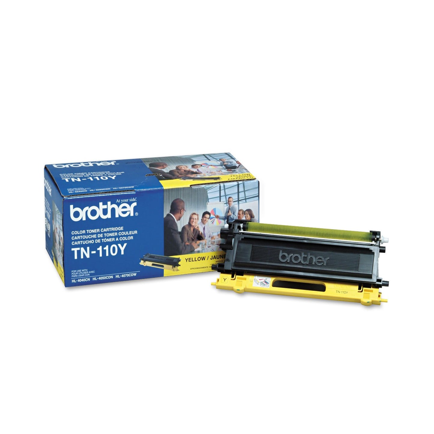 Brotheramp;reg; - TN110Y Toner, 1500 Page-Yield, Yellow - Sold As 1 Each - Reliable performance.