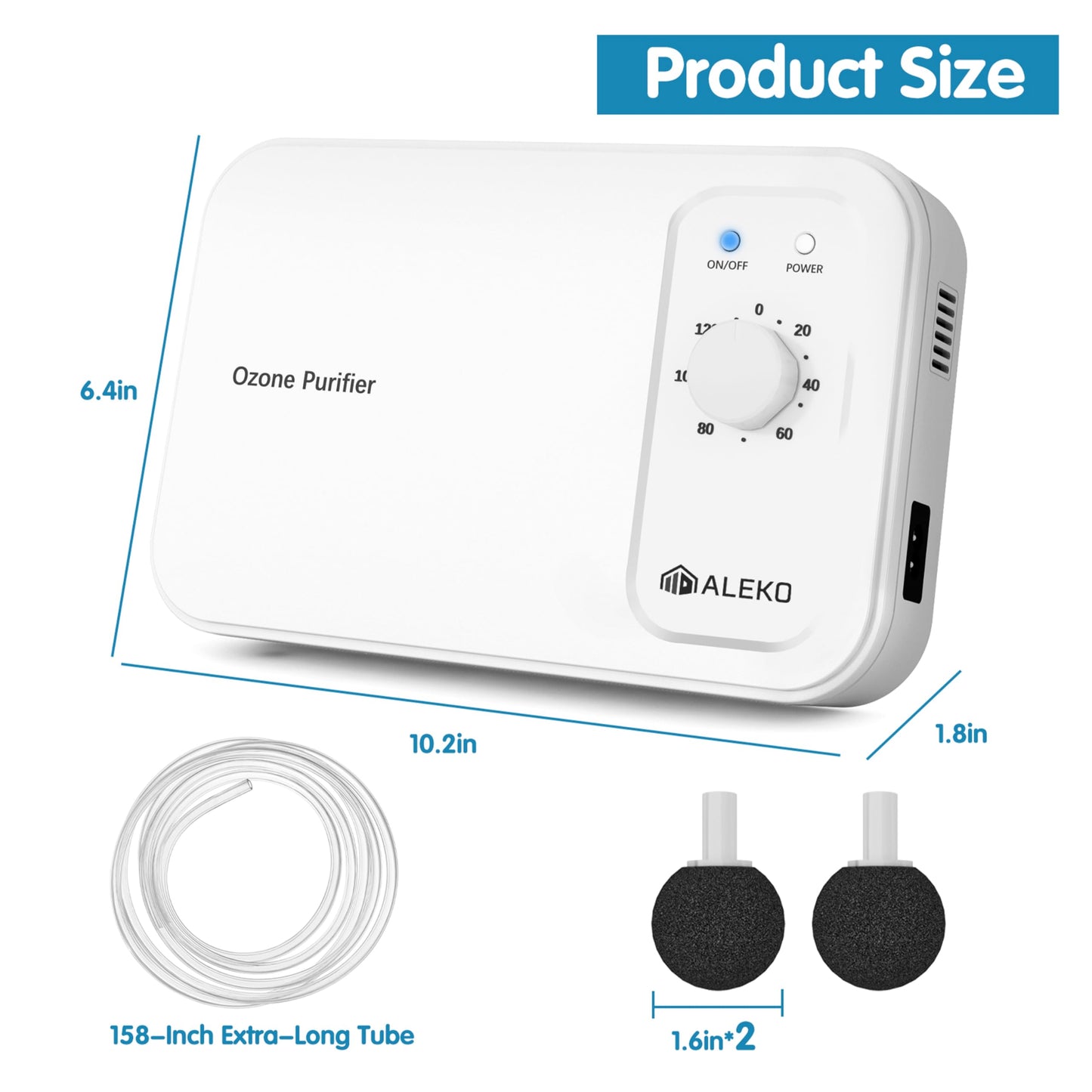 ALEKO Ozone Purifier for Hot Tubs & Cold Plunges HTOZNG