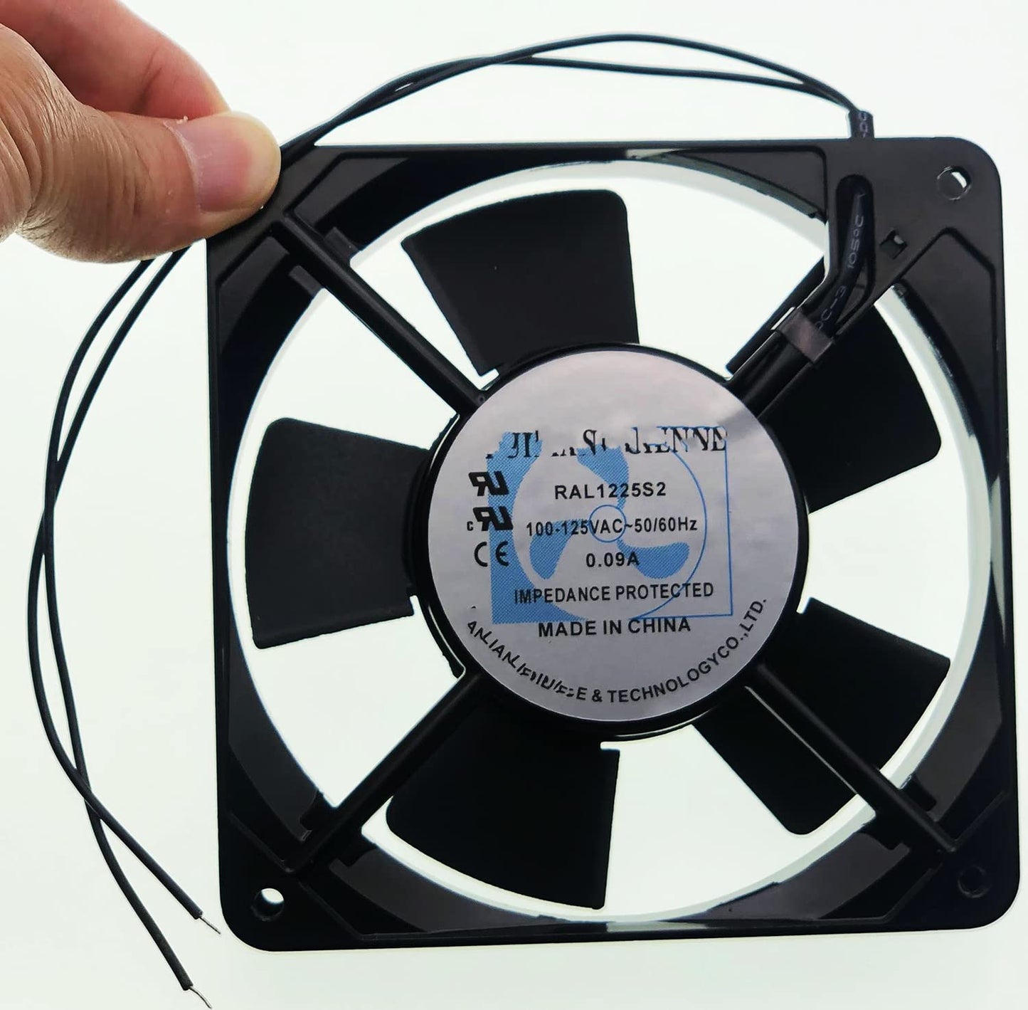 for RUILIAN Science RAL1225S2 100-125V 0.09A Cooling Fan,120MM 2-Wire CPU Cooling Fan