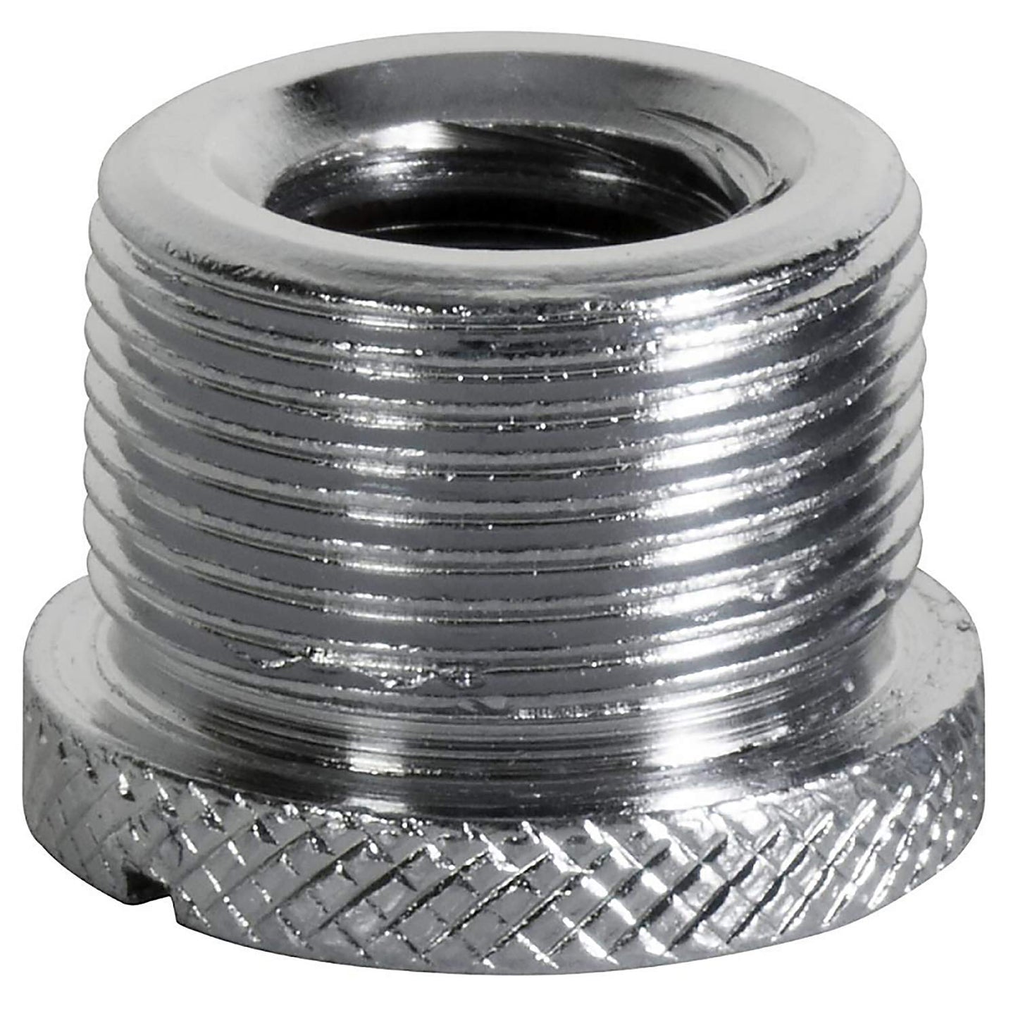 OnStage On-Stage MA-300 5/8" Male to 3/8" Female Knurled Mic Screw Adapter, 2 Pieces