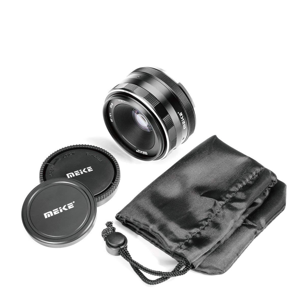 Meike 25mm f/1.8 Large Aperture Wide Angle Lens Manual Focus Lens for Nikon 1 Mount Mirrorless Cameras