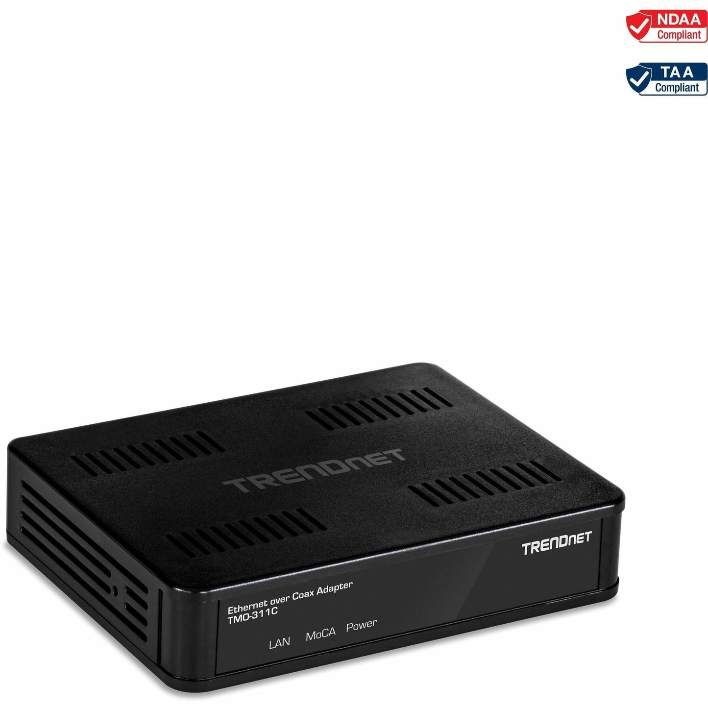 TRENDnet Ethernet Over Coax Adapter, Backward Compatible with MoCA 2.0, Gigabit LAN Port, Supports Net Throughput Up to 1Gbps, Supports Up to 16 Nodes