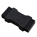 EASWEL 7pin SATA 3.0 Male to Male Port Adapter Staight Angle SATA 6Gbps Convertor Card