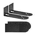 Haoyou Soundbar Wall Mount Bracket for Samsung, Sony, Bose, VIZIO, Sonos, LG, Roku, JBL and More Sound Bars Stabilized Mounting Under The TV Hold Up