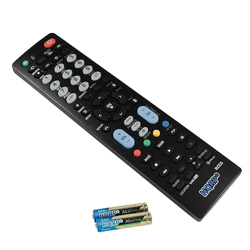 HQRP Remote Control Compatible with LG 32LE5400 32LF11 32LP1D 32LP1DC 37LB4D 37LB5D 37LC2D 37LH30 37LH40 42LD400 LCD LED HD TV Smart 1080p 3D Ultra 4K