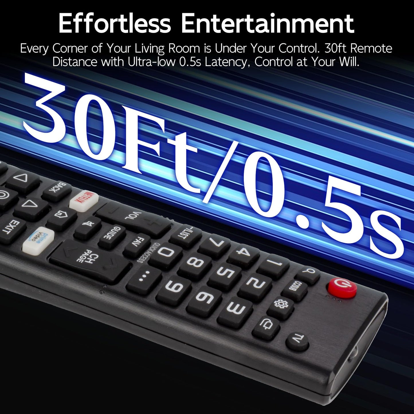 AKB75675304 TV Remote Control for L-G Tv Remote, Replacement for L-G Remote Control for Smart Tv, Compatible with All L-G TV Models 32LM5620BPUA