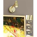 Zoomable Picture Light for Wall, Battery Operated Art Light for Paintings CCT Dimmable Spotlight for Wall Art Wall Light with Remote Control