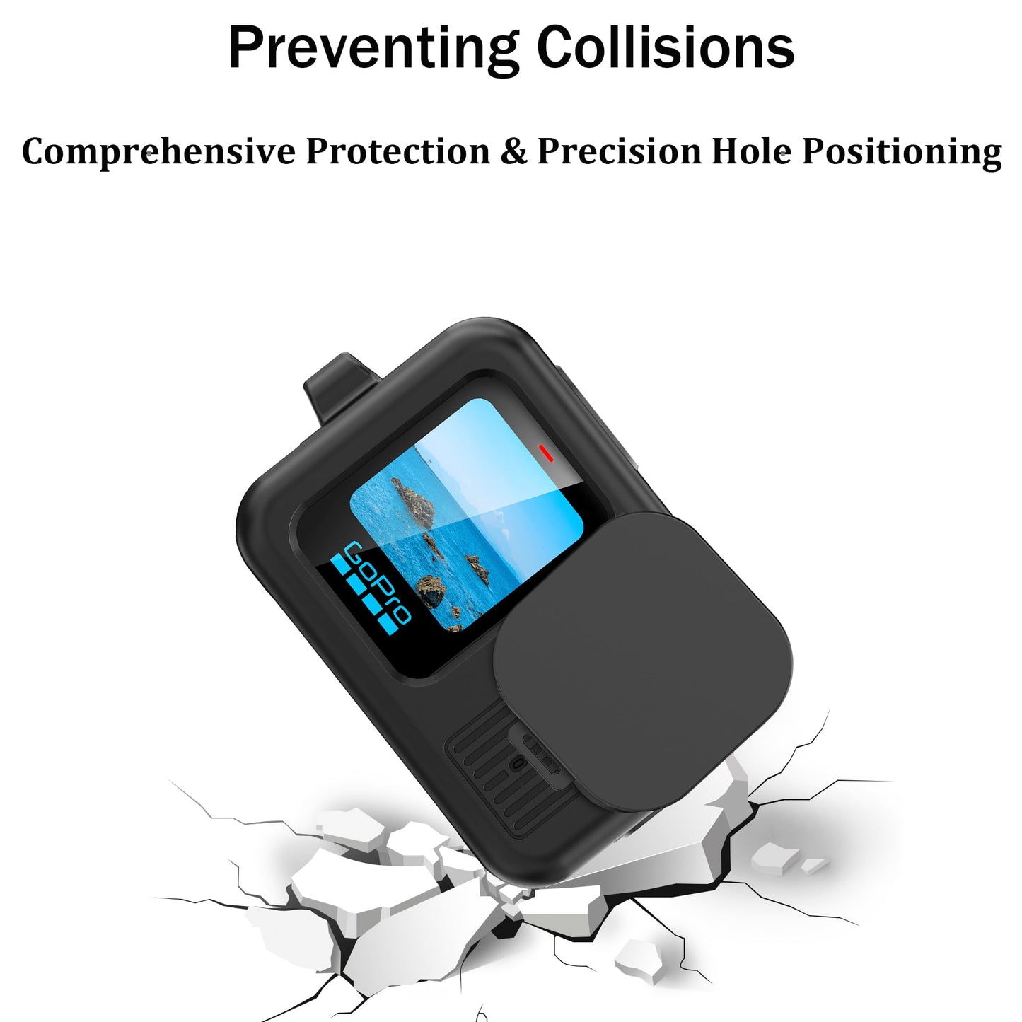 PCTC Silicone Sleeve Case for GoPro Hero 13 Black, 6Packs Screen Protector & Accessories Kit