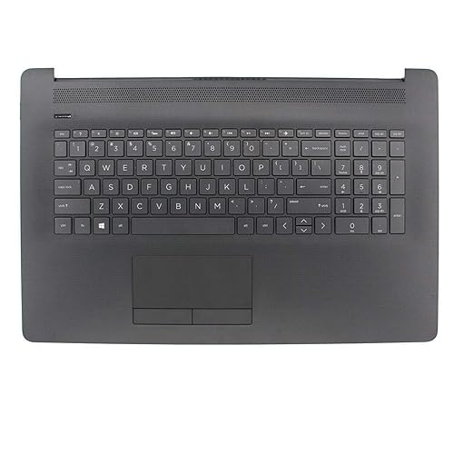 Laptop Palmrest Upper Case Touchpad with Keyboard Touchpad for HP 17BY 17-by 17-CA Compatible with Part Number 6070B1308103 L22750-001 Grey