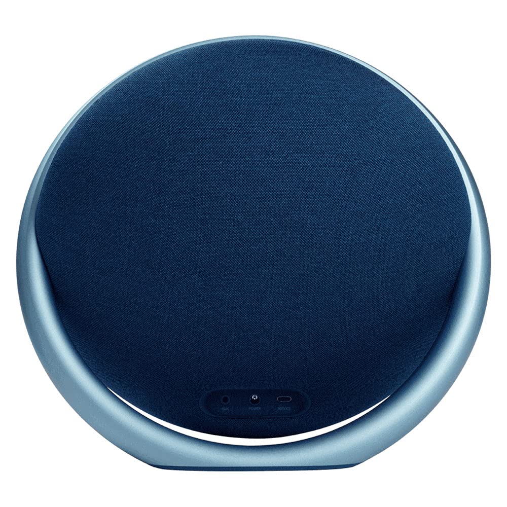 Harman Kardon Onyx Studio 7 Bluetooth Wireless Portable Speaker - 8 Hours Music Play time - Blue (Renewed)