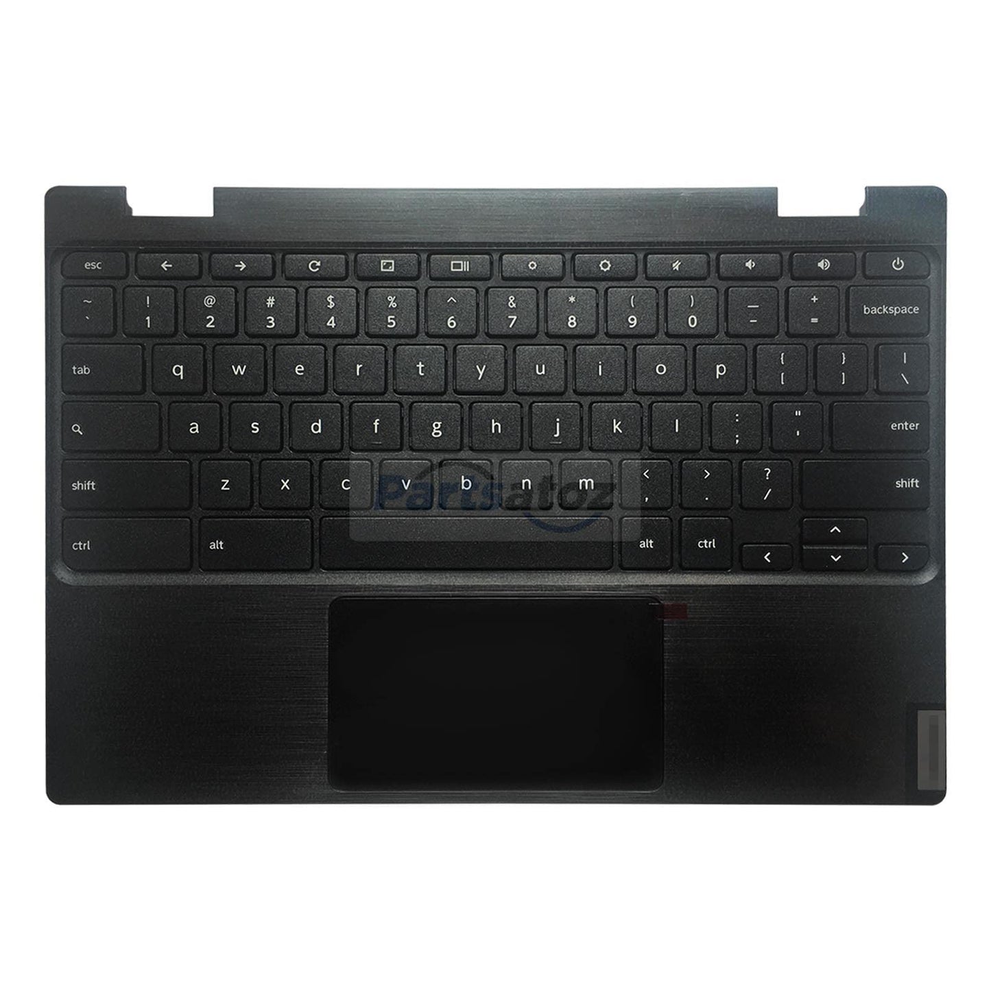 Rinbers Laptop Palmrest Upper Case with US Keyboard and Touchpad Assembly Replacement for Lenovo Chromebook 11 100e 2nd Gen MTK 81QB 5CB0X55485