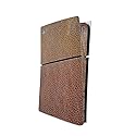 MightySkins Skin Compatible with Playstation 5 PS5 Slim Digital Edition Console Only - Brown Pleather | Protective, Durable, and Unique Vinyl Decal