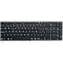 Spanish Replacement Keyboard Compatible for Sony Vaio SVF152A29M SVF152C29W SVF152C29X SVF152A29U (Not Fit SVF15A) (Black)