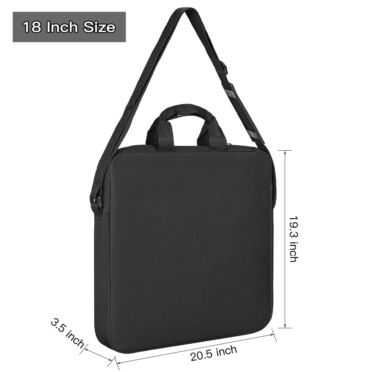 18" Ring Light Photography Carrying Bag, Tripod Stand Protective Case/18 19 Inche Circle Round LED Carrying Case for Neewer EYONMÉ UBeesize Selfie