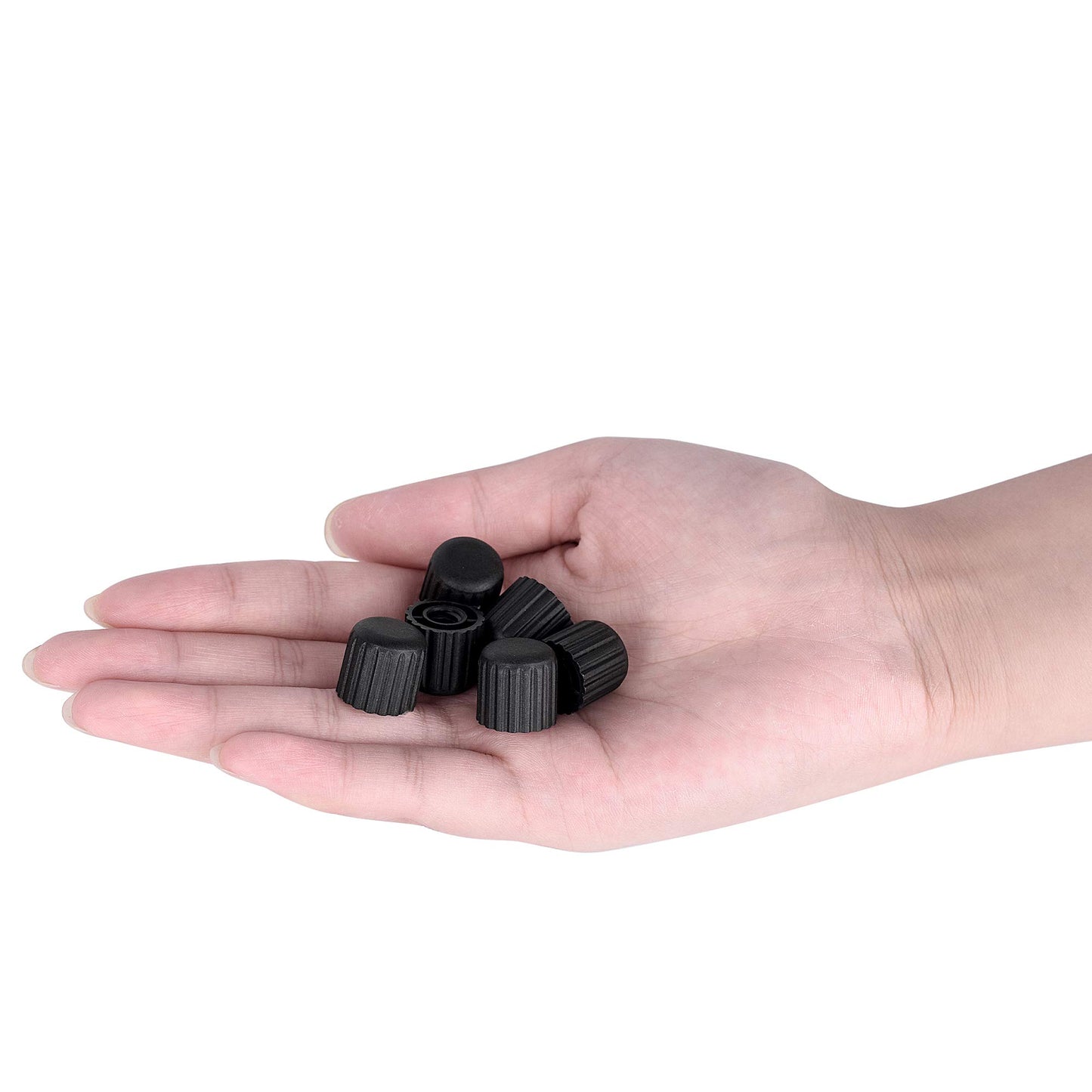 EMART 1/4-inch Female Screw Thread Plastic Nuts, Protect Caps for 1/4" Top Light Stands, Tripod (6 Pieces)