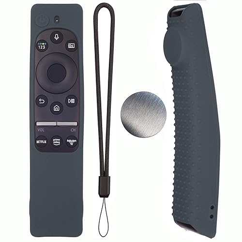 Silicone Protecitve Case Cover for Samsung Smart TV Remote Control BN59 Series, with Magnet Anti-Lost Shockproof Soft Anti Slip Samsung Remote Control