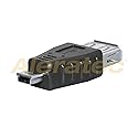 SANOXY USB A Female to Mini USB B 5 Pin Male Adapter