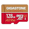 ?5-Years Data Recovery? GIGASTONE 128GB Micro SD Card, 4K Video Recording for GoPro, Action Camera, DJI, Drone, Nintendo-Switch, R/W up to 100/50 MB/s