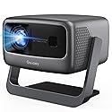 2500 ANSI/ Official Apps/360°Stand 4K Projector with WiFi and Bluetooth, Auto Focus, Auto Keystone Short Throw Projector Native 1080P Support 36W